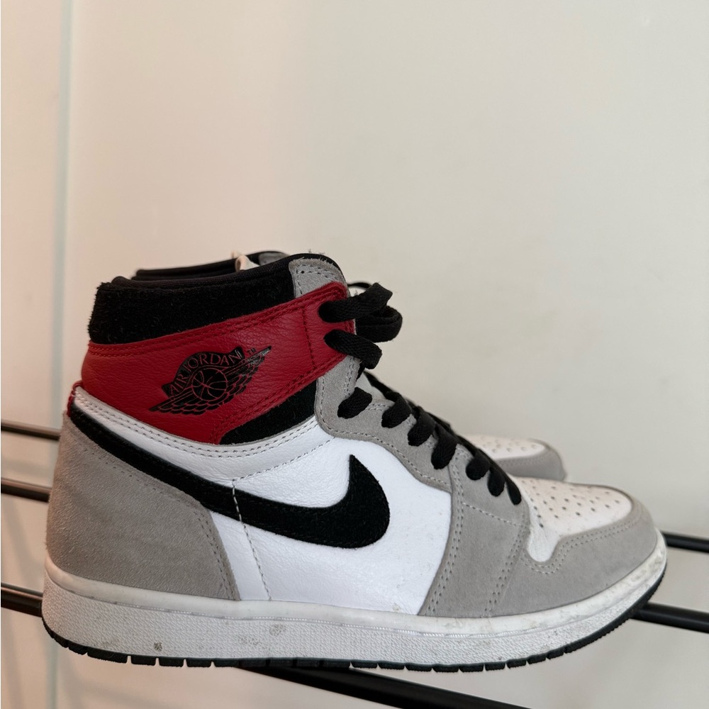 Air Jordan Sneakers - Red, White, and Gray